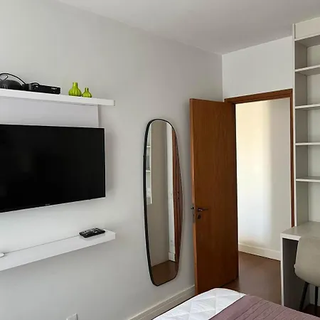 Flat com varanda, vista mar e Cristo-2